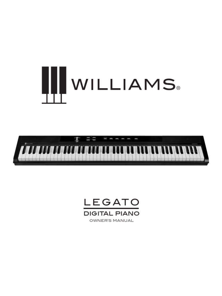 Williams Legato Keyboard Manual PDF PDF Piano Synthesizer