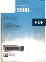 Edv9500 Owners Manual