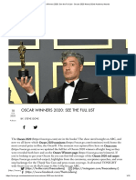 Oscar Winners 2020 - See The Full List - Oscars 2020 News - 92nd Academy Awards