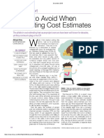 Pitfall to avoid when generating cost estimates.pdf