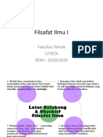 BAB I. Pendahuluan Filsafat Ilmu PDF