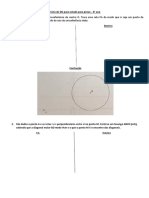 Lista de exercícios de geometria para prova de 8° ano