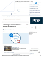 Cómo Arreglar Conexión WiFi Lenta o Inestable en Windows 10 - Solvetic PDF