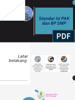 Standar Isi PAK Dan BP SMP