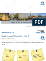 1 - Safety in Use of Electricity - Part II