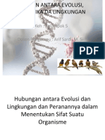 Hubungan Evolusi, Genetika Dan Lingkungan
