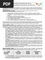 Contrato de Prestacao de Servicos Educacionais Ano de 2011