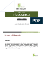 FISICA GERAL 1 - Aulas Completo - Engenharia Elétrica PDF