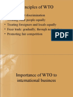 Importance of WTO To International Business