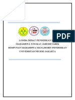 Booklet Debat Pendidikan