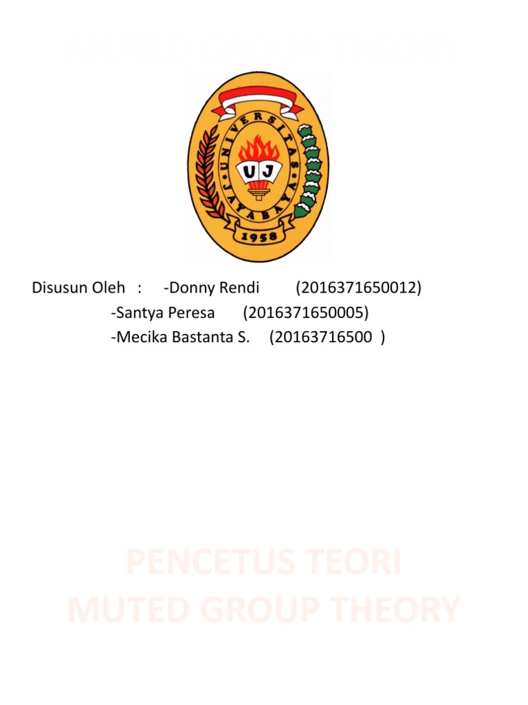 Muted Group Theory PDF