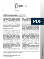 Management of Comminuted Fractures The Mandible