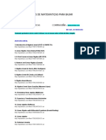 Cientos de Libros de Matematicas para Bajar