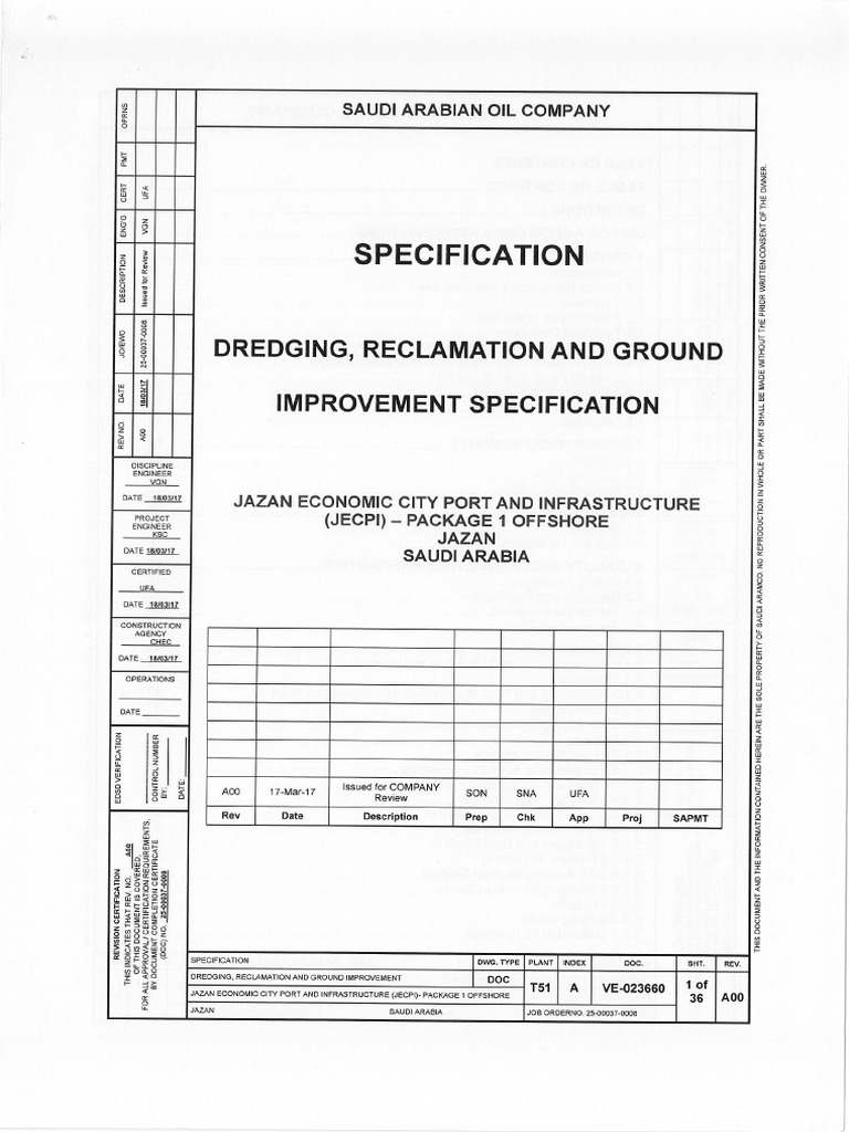 Dredging Reclamation & Ground Improvement | PDF