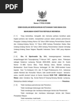 Download Putusan MK Pengujian UU No 12 Tahun 2008 Tentang perkara Mundur Calon Incumben by H Masrip Sarumpaet SN4519971 doc pdf