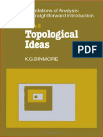 Topological Ideas BINMORE PDF