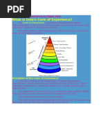 The Cone of Experience by Edgar Dale