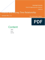 Lecture 2 Interest and Time Money Relationship PDF