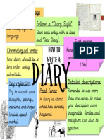 Diary Writing Tips: Colloquial Language, Chronological Order, Self-Reflection