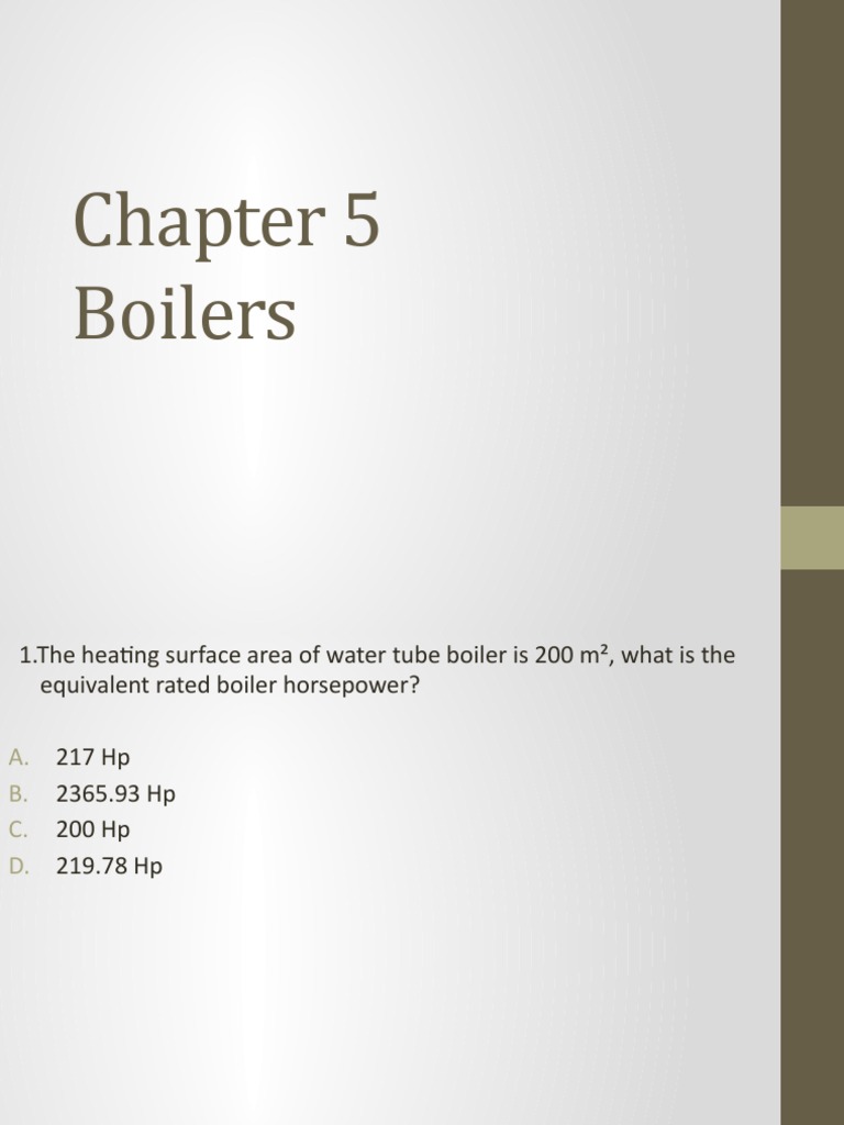 Boilers PDF Boiler Horsepower