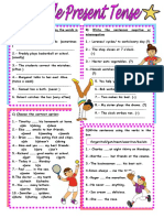 Practice 8 Simple Present Tense