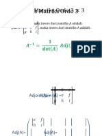 Invers Matriks Ordo 3 ×3