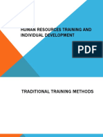 Human Resources Training and Individual Development