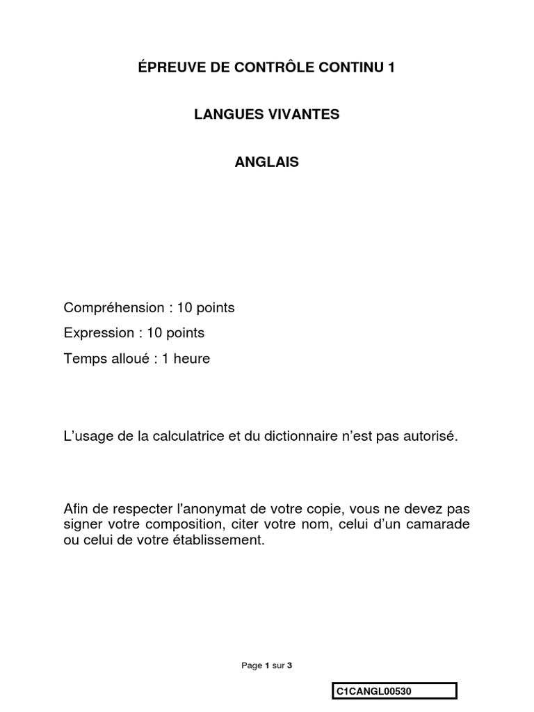 Sujet Territoire Memoire Anglais  PDF  Informatique et technologies