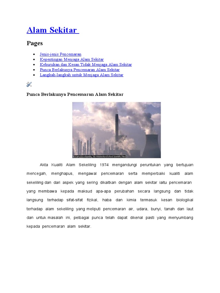Alam Sekitar Pages At Bullet Jenis Jenis Pdf