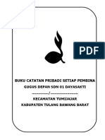 Buku Catatan Pribadi Setiap Pembina