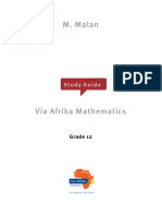 Via Afrika Mathematics Grade 12 Study Guide Checked PDF