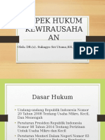 Aspek Hukum Kewirausahaan