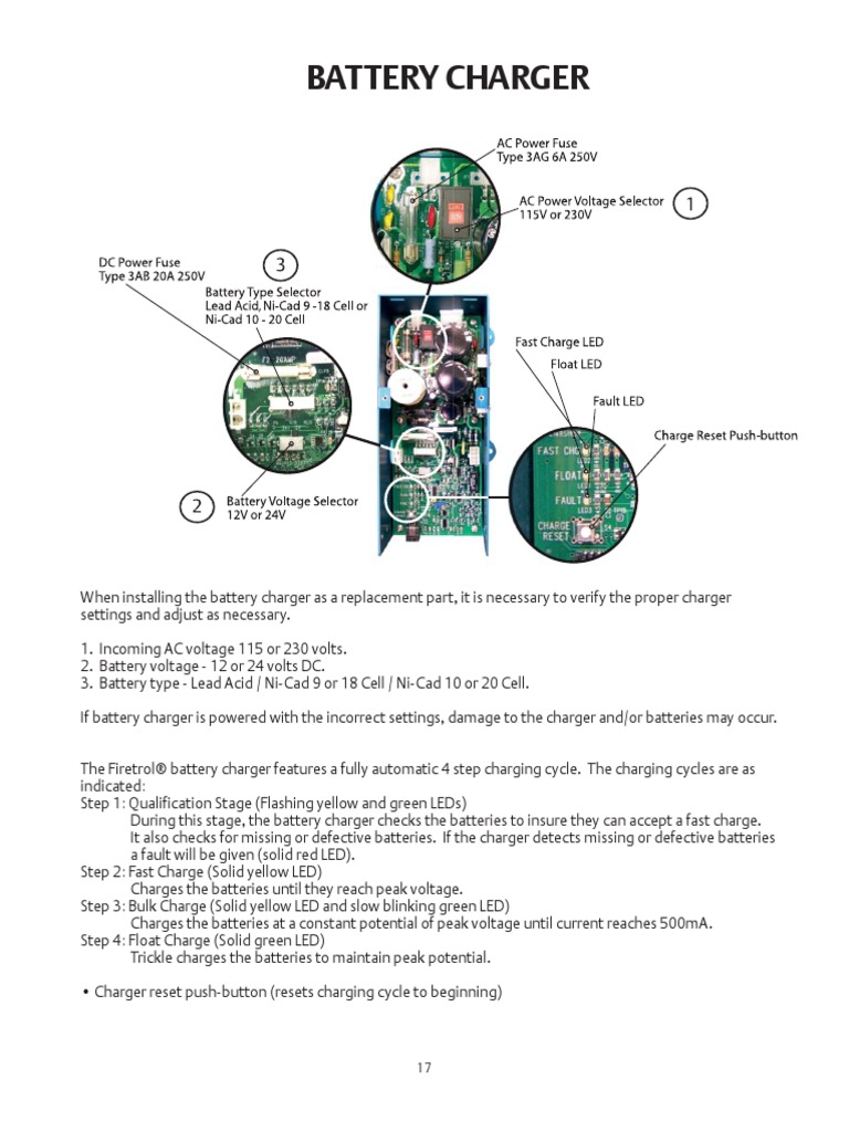 Firetrol 200 Amp Charger Setup Guide | PDF
