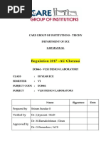 EC8661 VLSI Design Laboratory PDF