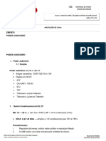 Resumo - Direito Constitucional - Poder Judiciario - Aulas 22 A 24 - Prof. Erival Oliveira PDF