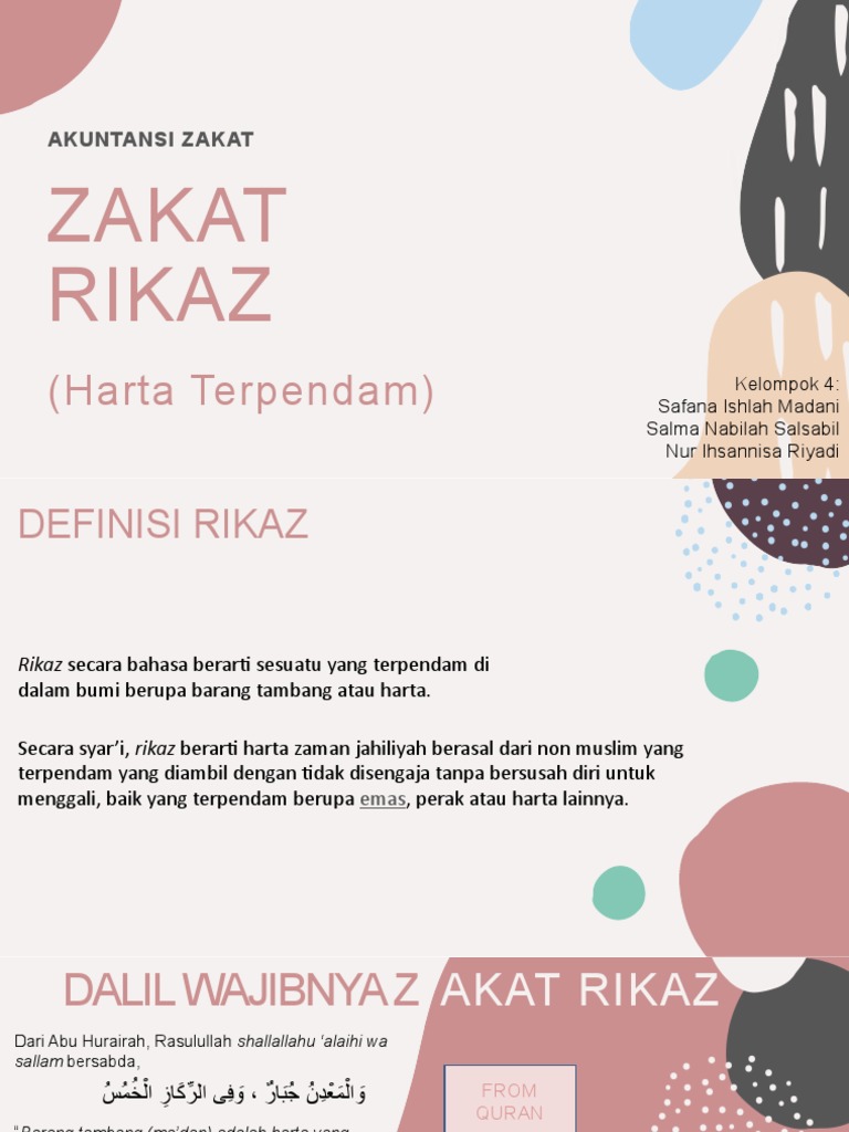 Zakat Rikaz: Definisi dan Ketentuan | PDF