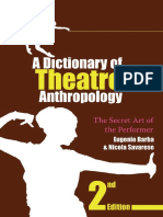 A Dictionary of A Theatre Anthropology
