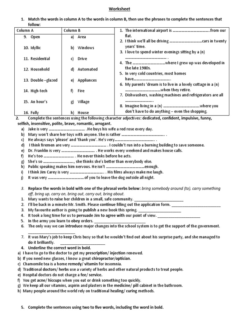 Tasks 7c2 | PDF | Traditional Medicine | Nutrition