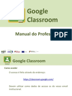 Google Classroom - Manual Professor PDF