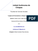 Llegada del Protestantismo a Chiapas en el siglo XIX