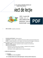 Proiect Didactic Clase Simultane