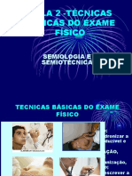 Aula 2 Técnicas Básicas Do Exame Físico