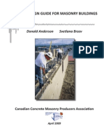 Seismic Design Guide Masonry Buildings April 2009