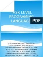 Task Level Programing Language