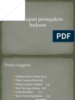 Penerapan Penegakan Hukum