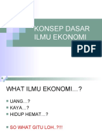 Konsep Dasar Ilmu Ekonomi