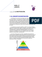 Tema 5. Motivación, Psicología