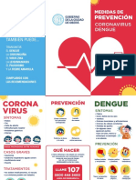 Triptico Medidas de Prevención DENGUE Y CORONA VIRUS