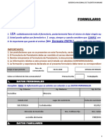 Formulario de postulación para Oficial de Negocios