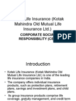 Kotak Life Insurance CSR Focuses on Sustainability, Economic Development and Community